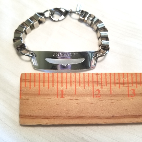 Coach Silver Chunky Link Bracelet - Picture 5 of 6